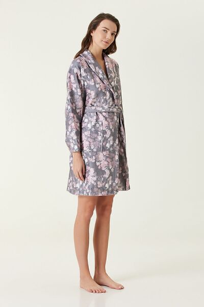İrya Şakura Printed Women's Bathrobe