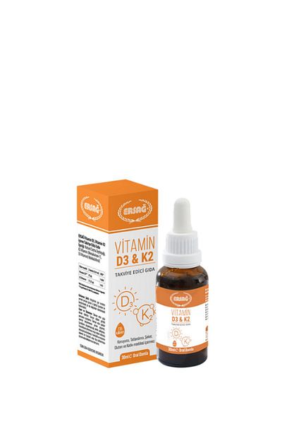 Ersağ Ersağ Vitamin D3-K2 - 30 ml Capsule
