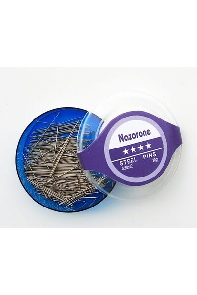 TıkTık AL Süngerli Çelik Toplu Iğne Terzi Iğnesi 20 Gr 0,60x32