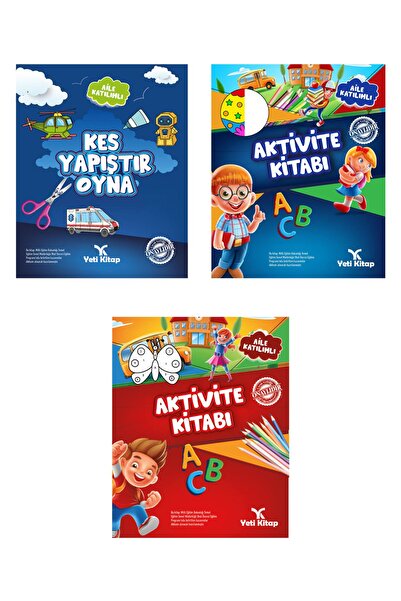 yeti kitap مجموعة أنشطة ما قبل المدرسة في المدرسة الابتدائية من 3 إلى 6 سنوات