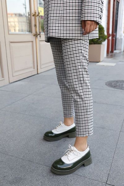 NILUFARR Rachel Green Patent Genuine Leather Casual Women's Shoes