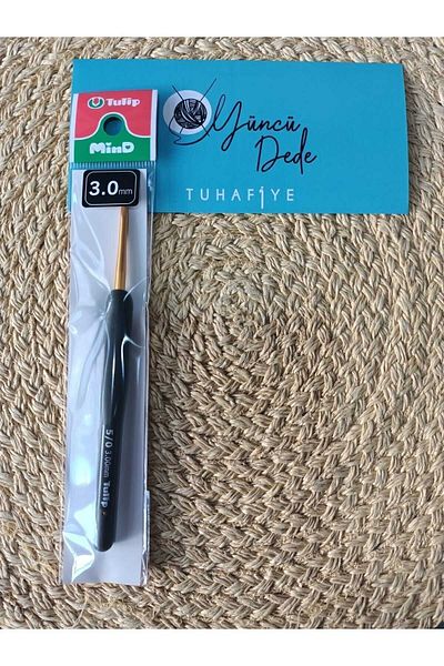 Tulip Mind Knitting Paper String for Bag Making Knitting Titanium crochet hook Soft Handle Doesn't Hurt Hands 3 mm 5/0
