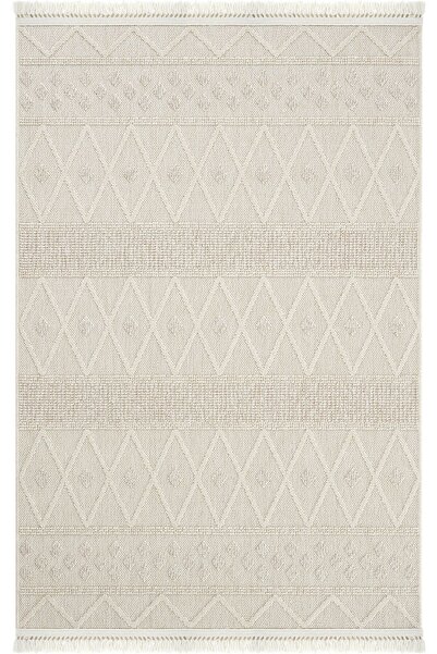 Cool Halı Hasır 620 Krem Bej Halı Ince Mutfak Halısı Yazlık Halı Kilim Kesme ...