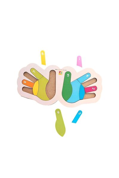 kayasan kids Parmak Sayı Sayma Puzzle