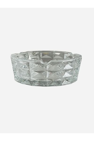 FYZSHOPPING BİSTRO CUTING CRYSTAL LUXURY GLASS ASH TABLE ROUND 03
