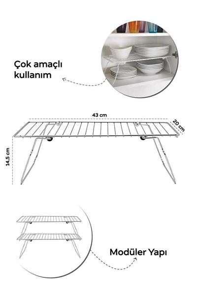 Heredot Mithra Life Πτυσσόμενο Rack Organizer Εσωτερικού Ντουλάπας - MIT1098