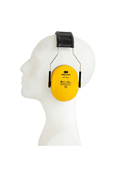 3M ™ Peltor™ Optime™ I H510A Manşonlu, Kafa Bantlı Kulaklık - Sarı, 27 dB