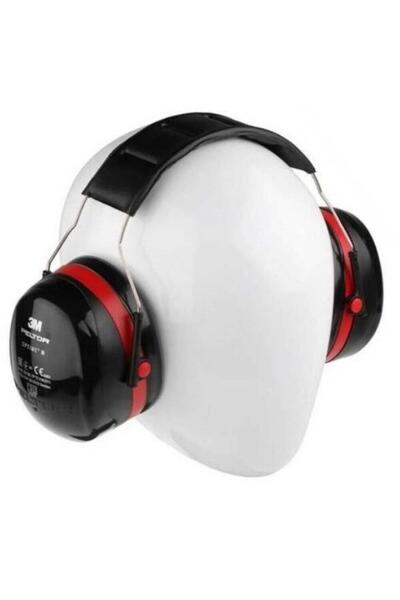3M ™ Peltor™ Optime™ III H540A Manşonlu, Kafa Bantlı Kulaklık - Siyah/Kırmızı, 35 dB