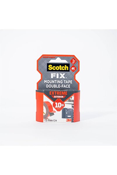 3M ™ Scotch-Fix™ Extreme Dış Mekan Montaj Bandı, Max 10 kg (19mm x 1,5m)