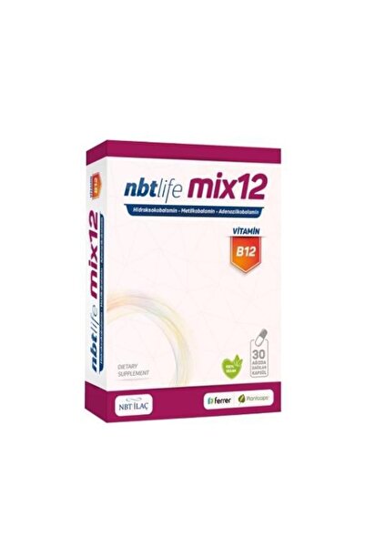 NBT Life Mix12 B12 Ağızda Dağılan 30 Kapsül