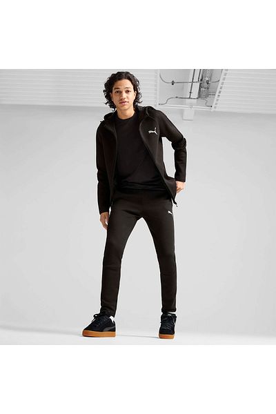 Puma Мъжко черно яке с качулка Evostripe