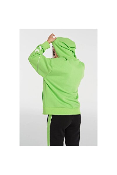 hummel Hoodie Zoe Kadın Yeşil Kapşüşonlu Hoodie