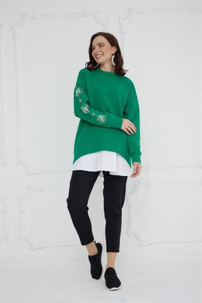 Moodbasic Pearl Embroidered Tunic