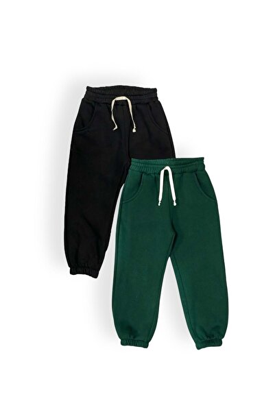 Mnk Baby&Kids Βαμβακερό Σετ επένδυση fleece Φούτερ - 3, 3 νήματα MNK0629 ΜΑΥΡ...