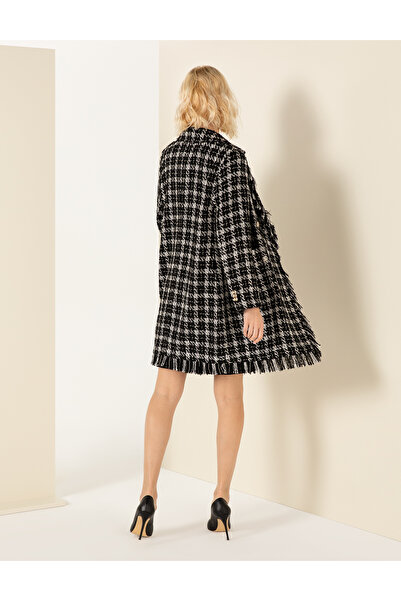 Pierre Cardin Siyah Kaşe Kaban 50254895-VR046