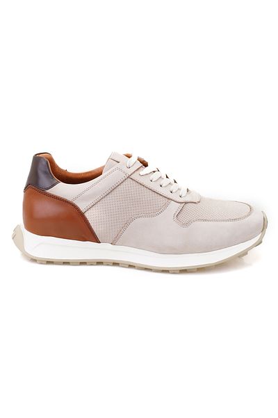 Desa Ανδρικά δερμάτινα αθλητικά παπούτσια Denisa Beige