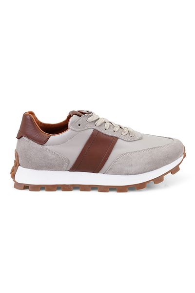 Desa Ανδρικά δερμάτινα αθλητικά παπούτσια Joshua Beige