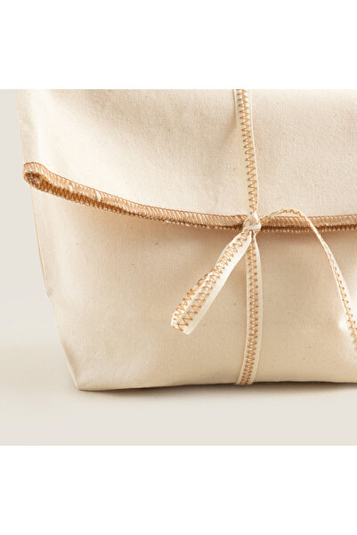 Chakra Canvas Hediye Çantası Natural