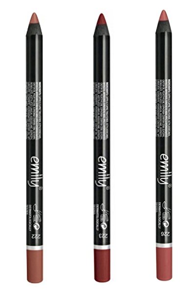 EMILY M&RO Dudak Kalemi 3 'lü No:222-223-226