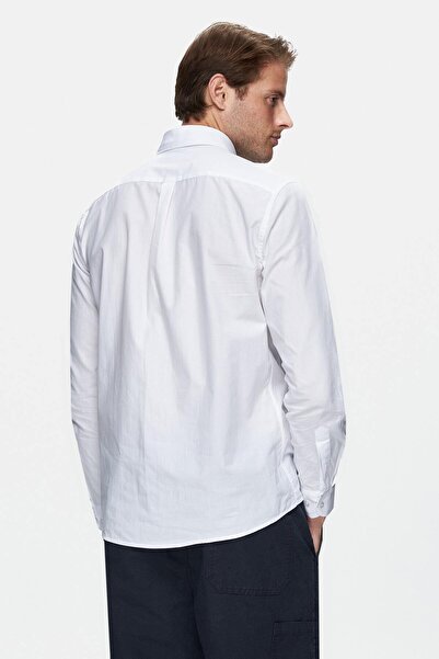 UCLA Ανδρικό πουκάμισο LEVILLE με λευκό κέντημα Standard Fit