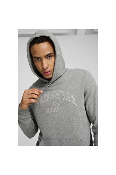 Puma Ess Logo Lab Ανδρικό φούτερ 68250403-Γκρι