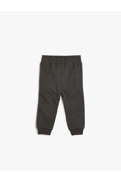 Koton Cotton Jogger Sweatpants - Waist Lace-up