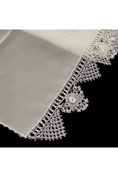 hobimon Κρεμ Κεντητό με Βελόνες Κάλυμμα Προσευχής - Μαντήλι Προσευχής για Προ...