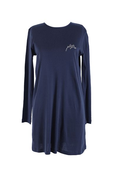 Plistre 1451 Model - Anthracite Hijab Tunic with Embroidery Detail