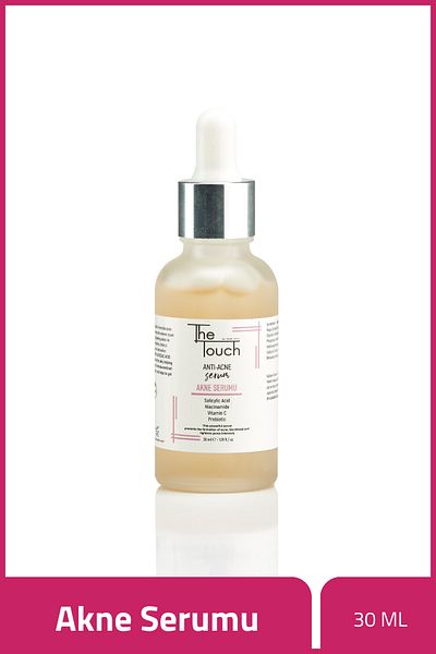 The Touch By Seda Altın Acne Serum - Anti Acne Serum Serum with Salicylic Acid, Niacinamide, Prebiotic and Vitamin C 30 ml