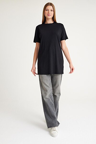 Signature Style 2026_κοντομάνικο μπλουζάκι με σκίσιμο