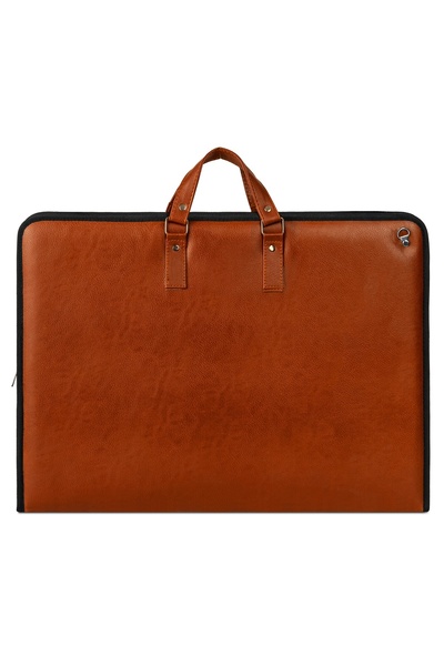 Gözde Proje 35x50 cm (40x55 cm) Suni Deri Saplı ve Askılı Resim - Proje Çanta...