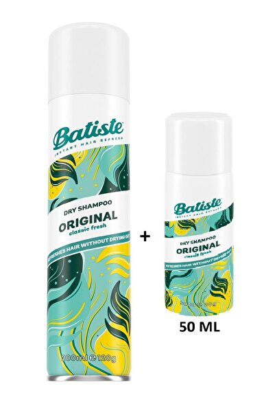 Batiste Kuru Şampuan Orıgınal 200 ml Kuru Şampuan Orıgınal 50 ml