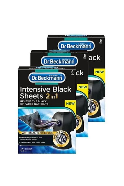 Dr.Beckmann Color Protective Wipes for Black - 6 x 3 Pieces