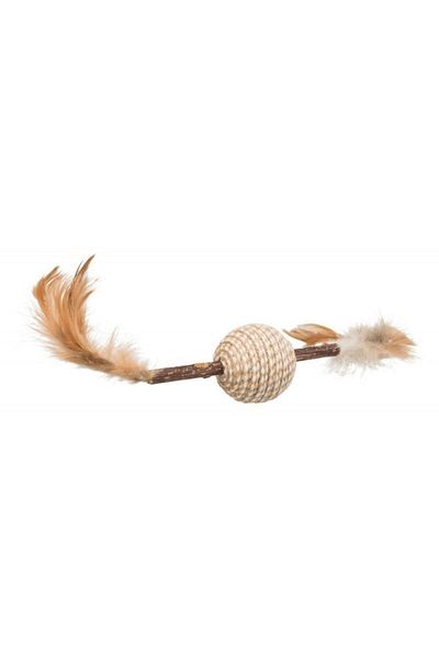 Trixie Cat Toy, Matatabi, Ball And Feathers 20 Cm