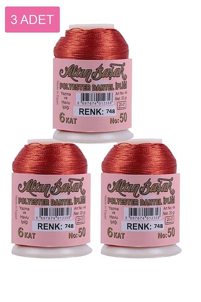 costurera 20 g Royaleks Gold Spike Needlework and Lace Lanyard - 3 Pieces - No: 748
