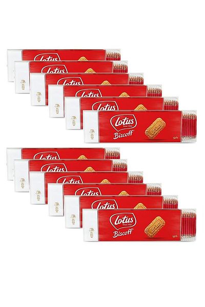 Lotus Biscoff 50-Piece - 12 Caramelized Biscuit Set