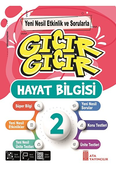 Ata Yayıncılık 2. Sınıf Gıcır Gıcır 5'li Set (TÜRKÇE-MATEMATİK (2 KİTAP)-haya Bilgisi-hafta Sonu Ödevlerim Tüm Ders2025