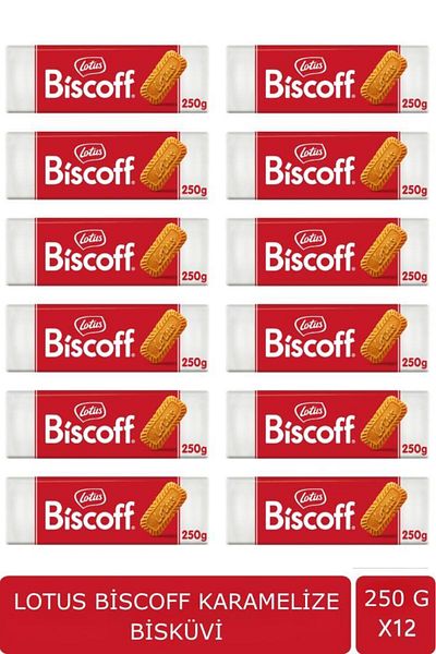 Lotus Biscoff 250g X 12 Pilets