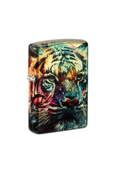 Zippo 46145 48458 Colorful Tiger Design Çakmak