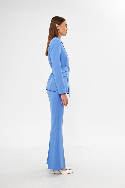 LOVELF Yaka Detaylı İspanyol Paça Takım