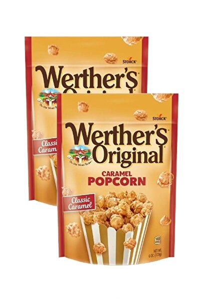 Werthers ORIGINAL CARAMEL POPCORN 140 GR - KARAMELLİ PATLAMIŞ MISIR X 2 ADET
