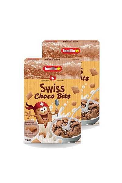 Familia Swiss Choco Bits Çikolatalı Mısır Gevreği 375 g 2 Adet