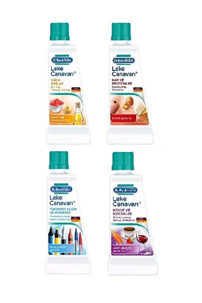 Dr.Beckmann Dr Beckmann Leke Canavarı 4'lü Set (YAĞ - SOS - TÜKENMEZ KALEM - ...
