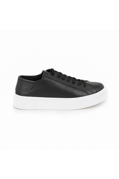Desa Pantofi sport din piele neagră de damă