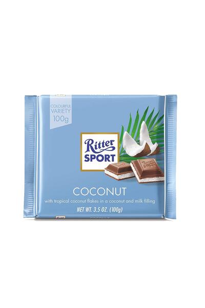 Ritter Sport Kokos Çikolata 100 gr Orijinal Almanya Ürünü