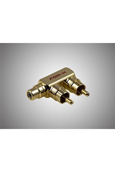 Genel Markalar Y Fiş – Xy-54t Metal Y Kablo - Gold Y Jak - 1 Dişi 2 Erkek - 1...