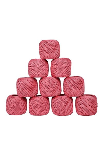 J JÜTBURADA Jütburada Pink Jute Yarn 5 τεμάχια 500 gr Ψάθινο σχοινί Καρφίτσα Σχοινί Φυσικό Σχοινί Σάκος