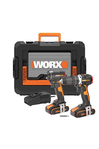 Genel Markalar WX925 20Volt/2.0Ah Li-ion Çift Akülü Kömürsüz Profesyonel Darb...