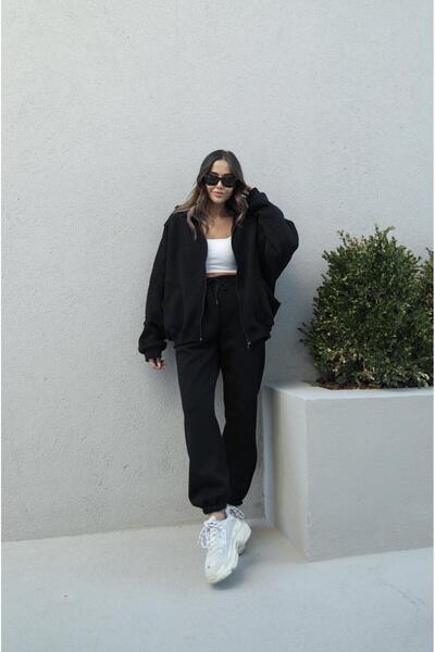 Havoş Black Verona Tracksuit Set