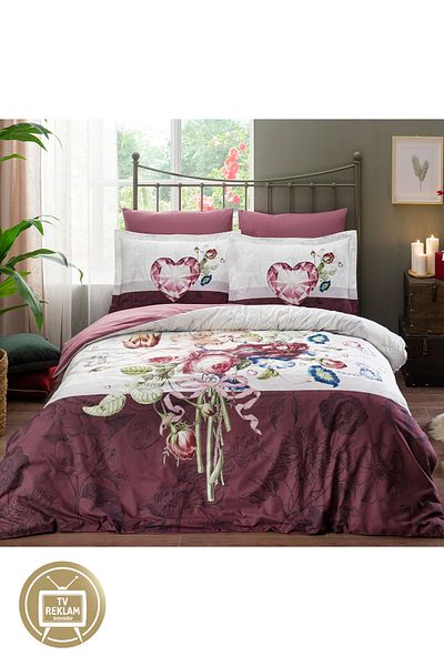 Özdilek Mother's Heart Double Duvet Cover Set